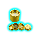 Kush Bong Grinder Alu Gold 4 Parts 60mm