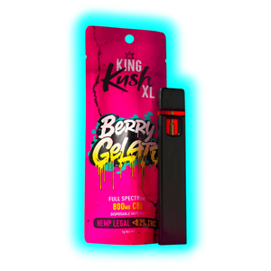 Kush CBD Vapepen Berry Gelato 0.2% THC