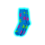 Long Socks Size 36-42 Blue/Pink