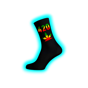 Long Socks Size 40-45 Black/420/Rasta