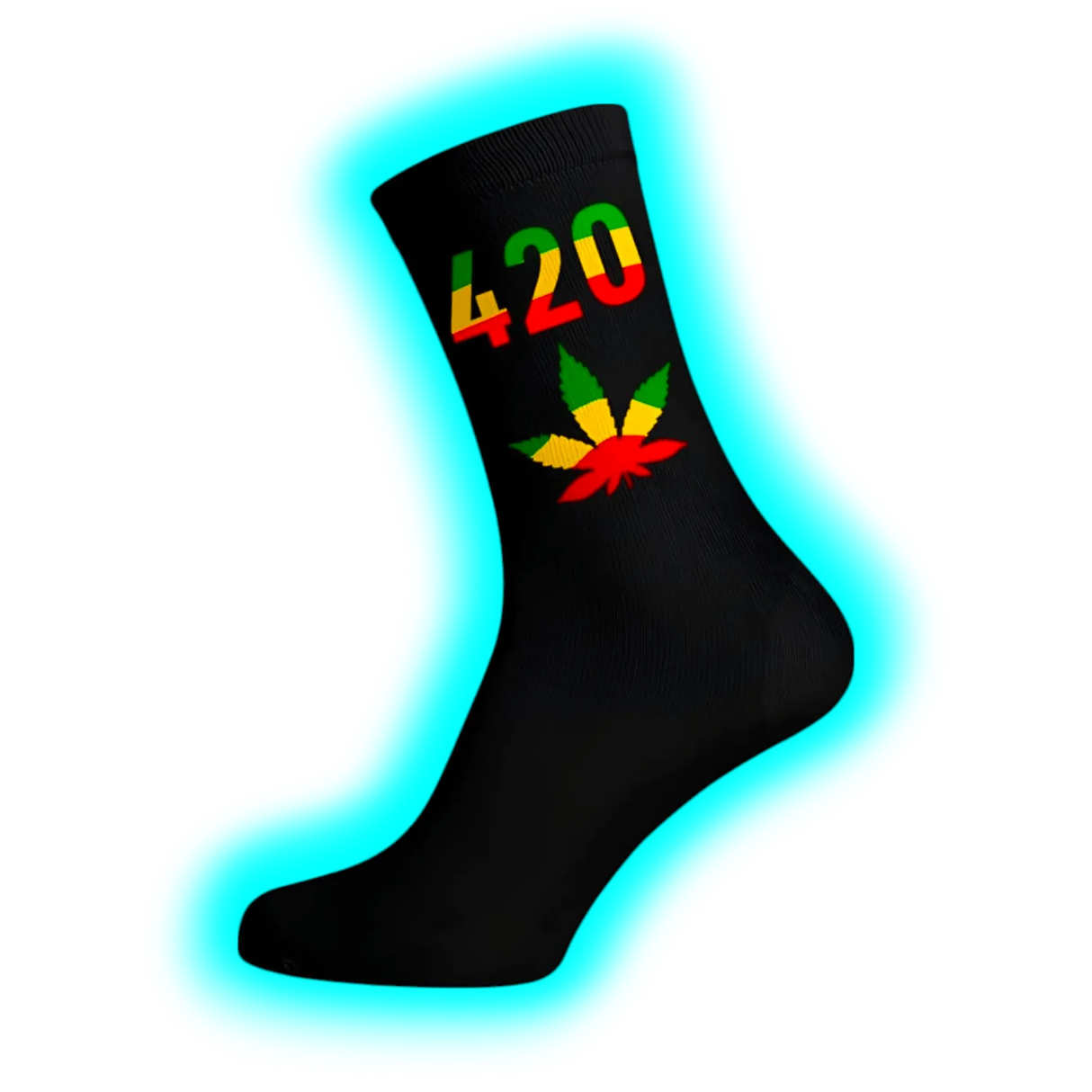 Long Socks Size 40-45 Black/420/Rasta