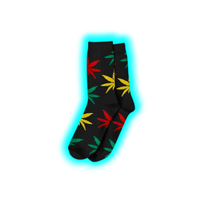 Long Socks Size 40-45 Black/Rasta