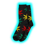 Long Socks Size 40-45 Black/Rasta
