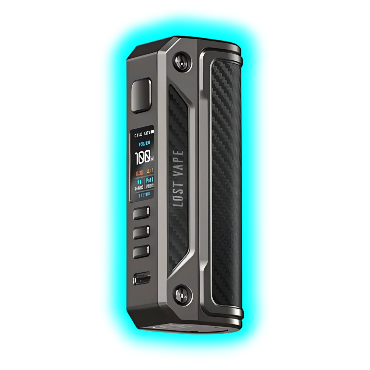 Lost Vape Thelema Solo 100w Box Mod Gunmetal Carbon