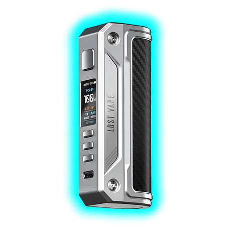 Lost Vape Thelema Solo 100w Box Mod Silver Carbon
