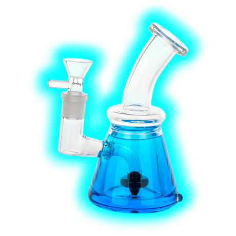 LTD Edition Bubbler Dab Rig Blue 17cm