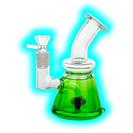 LTD Edition Bubbler Dab Rig Green 17cm