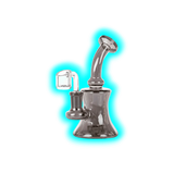 LTD Edition Bubbler Dab Rig Light Black 15cm
