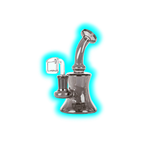 LTD Edition Bubbler Dab Rig Light Black 15cm