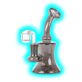 LTD Edition Bubbler Dab Rig Light Black 15cm
