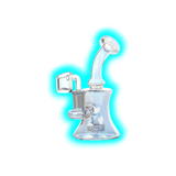 LTD Edition Bubbler Dab Rig Light Grey 15cm