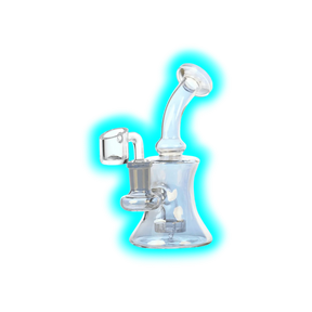 LTD Edition Bubbler Dab Rig Light Grey 15cm