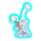 LTD Edition Bubbler Dab Rig Light Grey 15cm