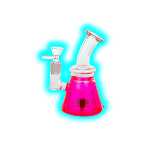 LTD Edition Bubbler Dab Rig Pink 17cm