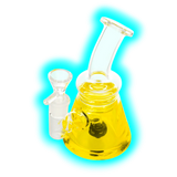 LTD Edition Bubbler Dab Rig Yellow 17cm