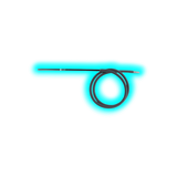 Mata Leon Shisha Silicone Tube Matt 1.5m Black