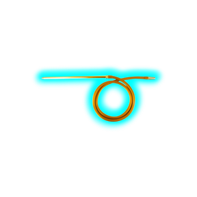 Mata Leon Shisha Silicone Tube Matt 1.5m Gold