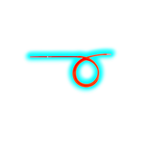 Mata Leon Shisha Silicone Tube Matt 1.5m Red