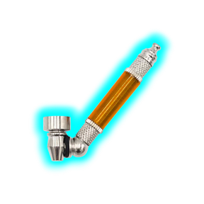 Metal Pipe Plastic 45° Hooked 11cm