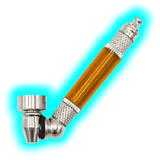 Metal Pipe Plastic 45° Hooked 11cm