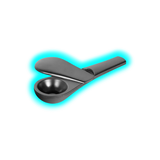 Metal Pipe With Magnet Black 9cm