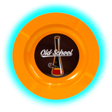 Metal Tin Ashtray Old School Hollandbong Orange