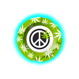 Metall Aschenbecher Peace 1