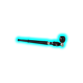 Metal Schraubpfeife + Filteradapter Black Leaf Black