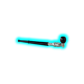 Metal Schraubpfeife + Filteradapter Black Leaf Silver