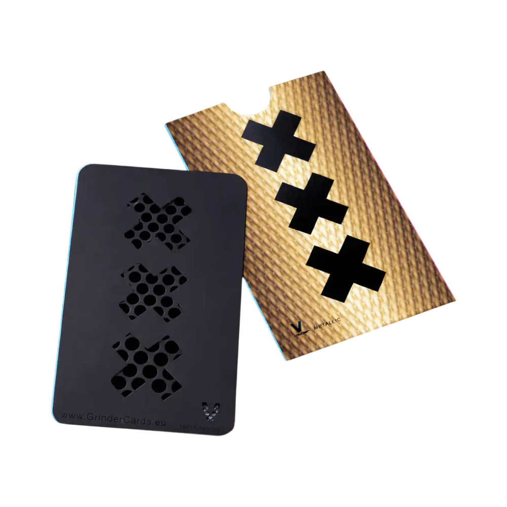 V Syndicate Grinder Card - Amsterdam XXX (Nero opaco)