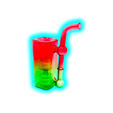 Mini Bubbler 11cm Red Green