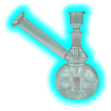Mini Glass Herb Bong 14cm