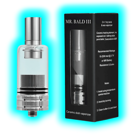 Mr. Bald III Keramik/Glass Vaporizer 510er Anschluss