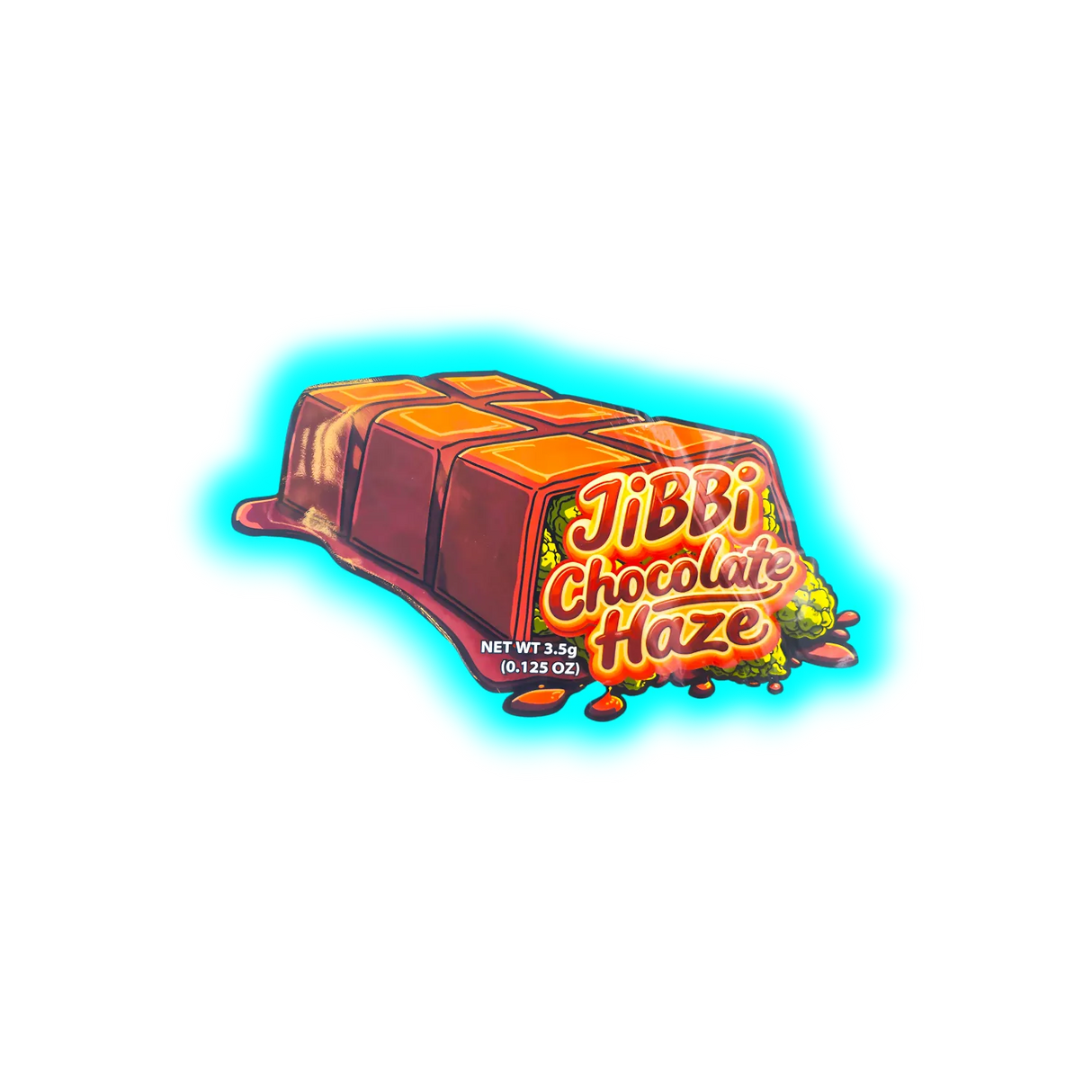 Mylar Bag Chocolate Haze 1pc