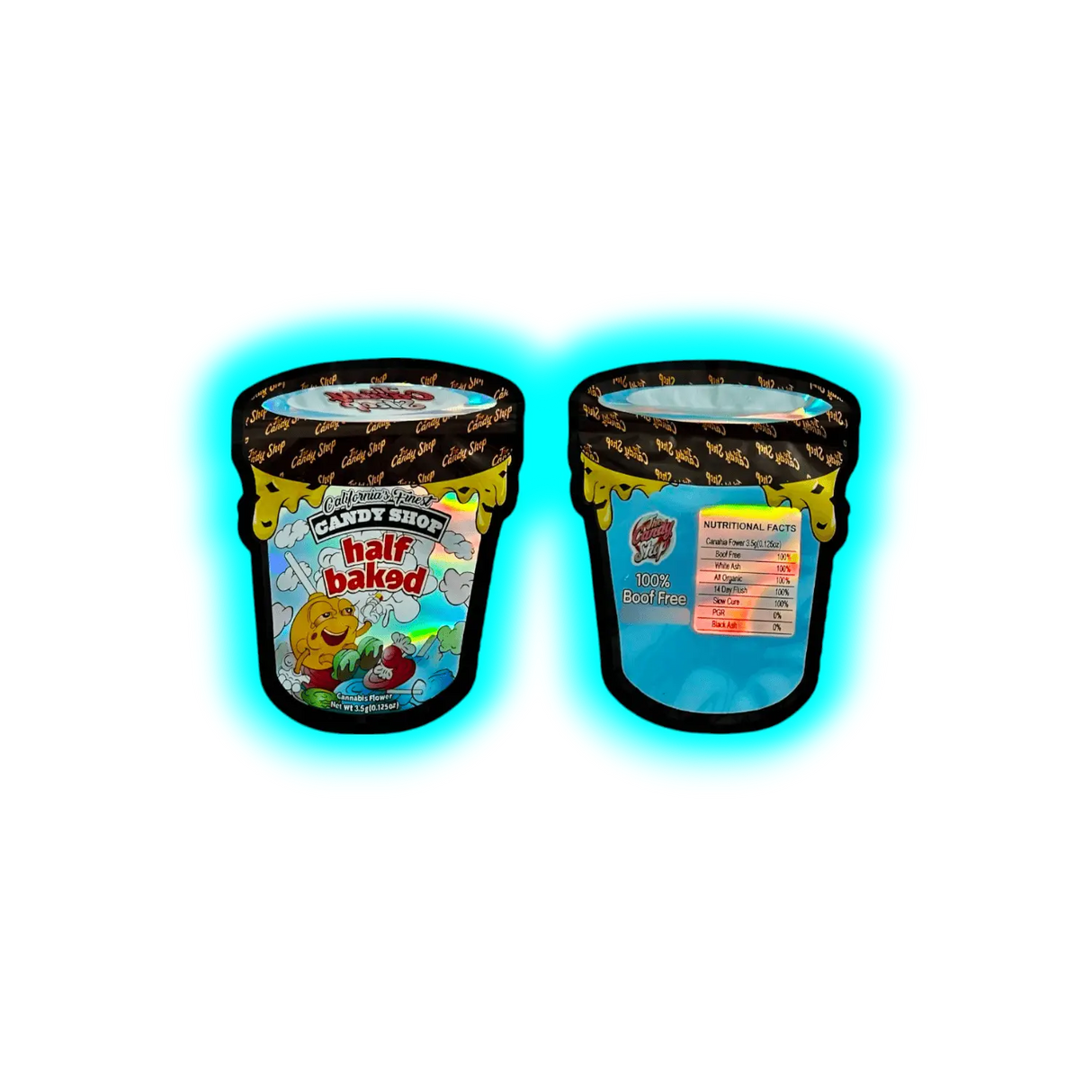 Mylar Bag Half Baked 1pc
