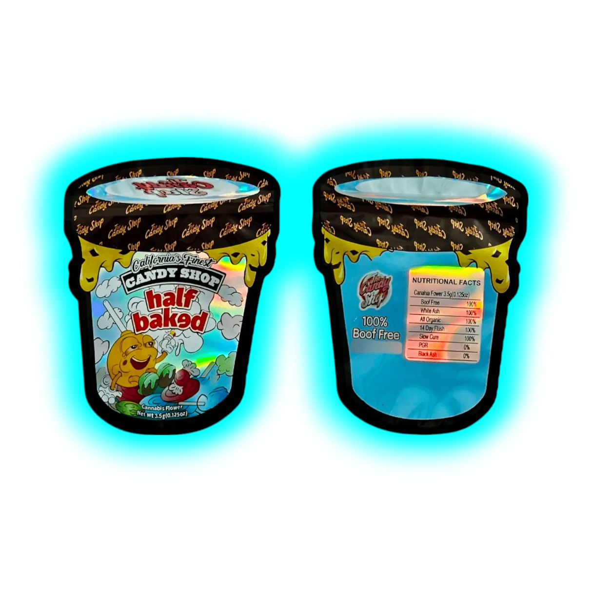 Mylar Bag Half Baked 1pc