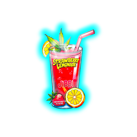 Mylar Bag Strawberry Lemonade 1pc