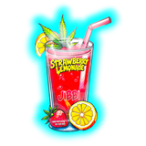 Mylar Bag Strawberry Lemonade 1pc