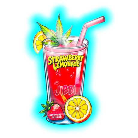 Mylar Bag Strawberry Lemonade 1pc