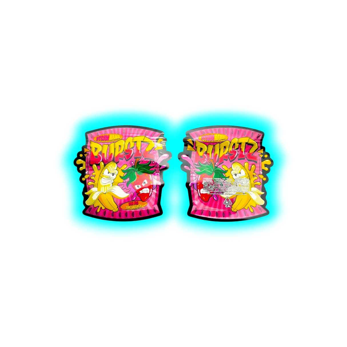 Mylar Bag Strawnana Burstz 1pc