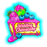 Mylar Bag Wedding Cheesecake 1pc