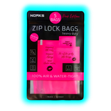 Noaks Bag Zip Lock Bags Pink Edition 5 pezzi