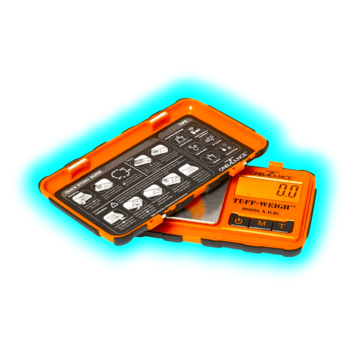 On Balance Tuff Weigh Pocket Scale 200 x 0.01g Orange