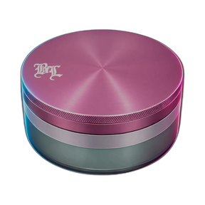 Black Leaf Aluminium Grinder 4 Parts 108mm