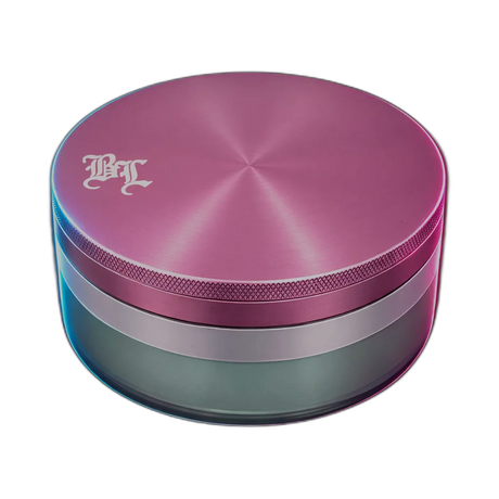 Black Leaf Aluminium Grinder 4 Parts 108mm