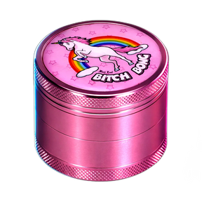Black Leaf Grinder Bitch Bong 4 Parts