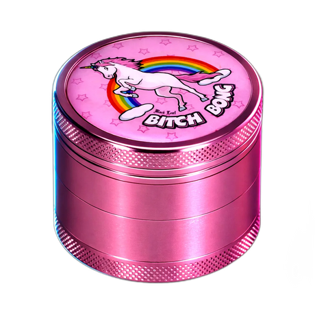 Black Leaf Grinder Bitch Bong 4 Parts