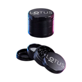 Black Leaf Lotus Grinder Grey 53mm