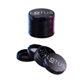 Black Leaf Lotus Grinder Grey 53mm