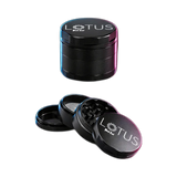 Black Leaf Lotus Grinder Grey 63mm